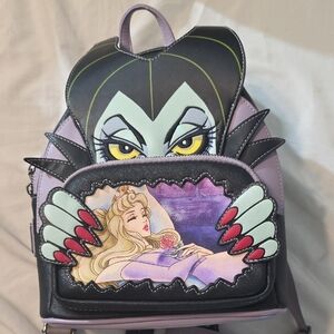 Loungefly Disney Villain-Themed Sleeping Beauty Maleficent Aurora Mini Backpack